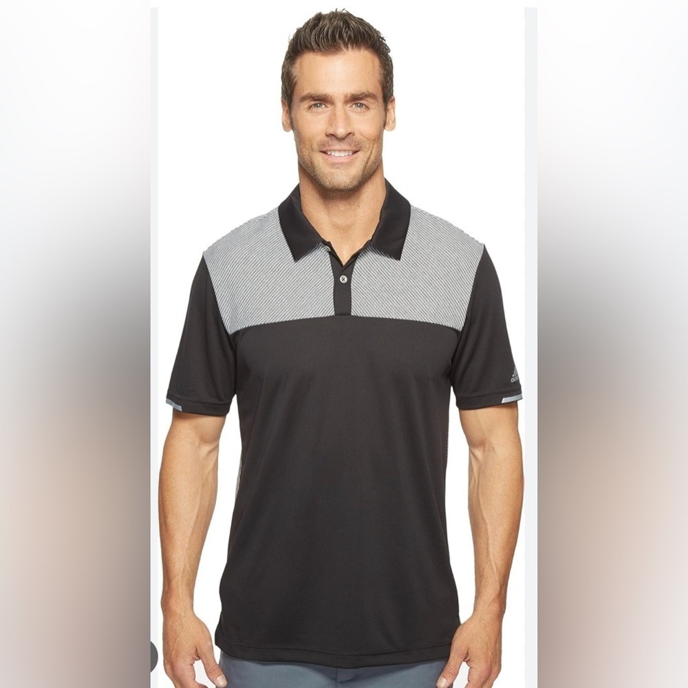 Mens Adidas Climachill Golf Polo Short Sleeve Performance Wear Size XL